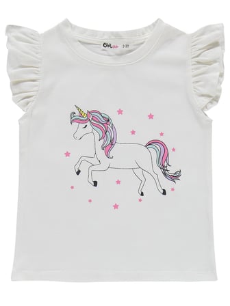 Civil Girls Unicorn Baskılı  2-5 Yaş Takım - Lila