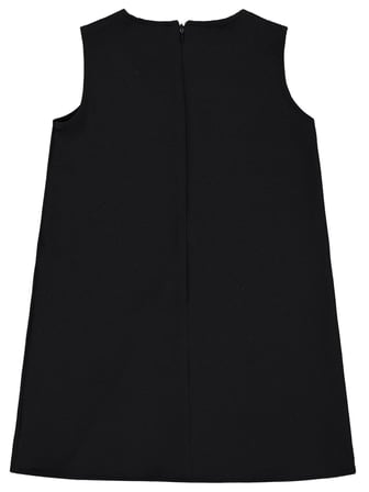 Civil Girls Fiyonklu 6-9 Yaş Elbise - Siyah