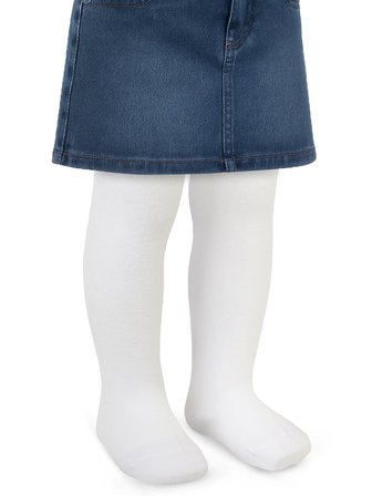 Civil Baby Düz 6- Bebek Kız Külotlu Çorap - Ekru
