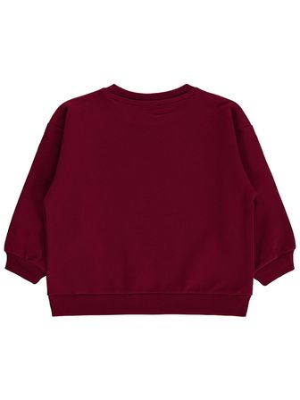 Civil Girls Basic 2-5 Yaş Sweatshirt - Bordo