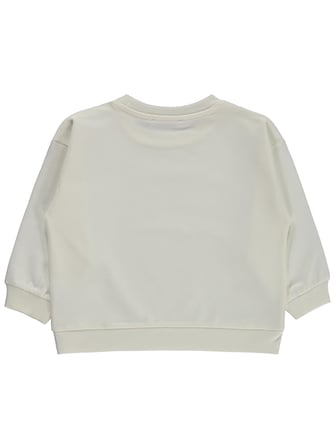 Civil Girls Basic 2-5 Yaş Sweatshirt - Ekru
