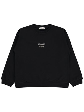 Civil Girls Basic 6-9 Yaş Sweatshirt - Siyah