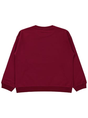 Civil Girls Basic 10-13 Yaş Sweatshirt - Bordo