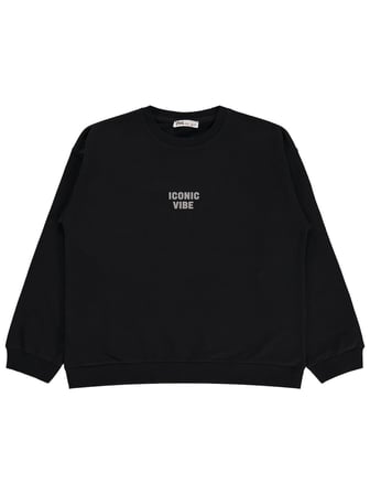 Civil Girls Basic 10-13 Yaş Sweatshirt - Siyah