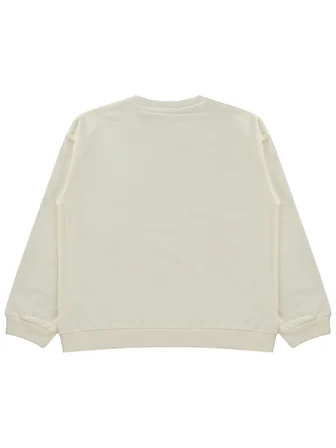 Civil Girls Basic 10-13 Yaş Sweatshirt - Ekru
