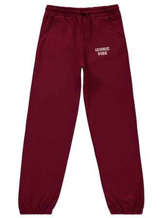 Civil Girls Basic 6-9 Yaş Eşofman Altı - Bordo
