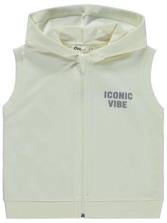 Civil Girls Basic 2-5 Yaş Yelek - Ekru