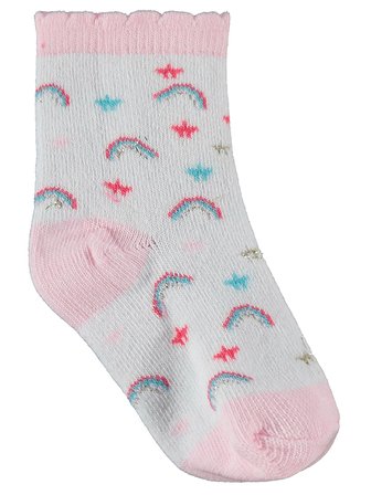 Civil Baby Unicorn 3'lü 6-18 Ay Bebek Kız Çorap Set - Standart