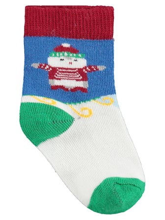 Civil Baby Pengui 3'lü 6-18 Ay Bebek Kız Çorap Set