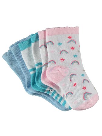 Civil Baby Unicorn 3'lü 6- Bebek Kız Çorap Set - Standart