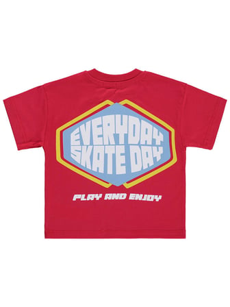 Civil Boys Everyday Skate 2-5 Yaş Tişört - Kırmızı