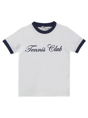 Civil Boys Tennis Club Baskılı 2-5 Yaş Tişört - Lacivert