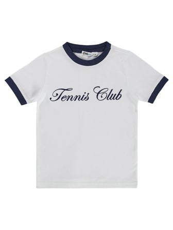 Civil Boys Tennis Club Baskılı 2-5 Yaş Tişört - Lacivert