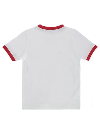 Civil Boys Tennis Club Baskılı 10-13 Yaş Tişört - Kırmızı