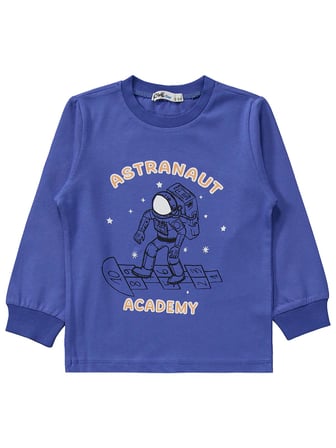 Civil Boys Astronot Baskılı 2-5 Yaş Pijama Takımı - Mavi