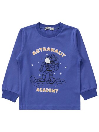 Civil Boys Astronot Baskılı 2-5 Yaş Pijama Takımı - Mavi