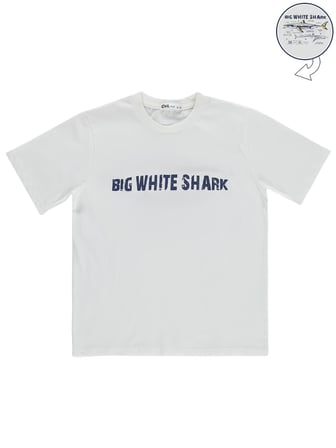 Civil Boys Big White Baskılı 6-9 Yaş Tişört - Kırık Beyaz