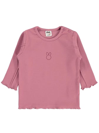Civil Baby Tavşan Baskılı 6-18 Ay Sweatshirt - Pembe