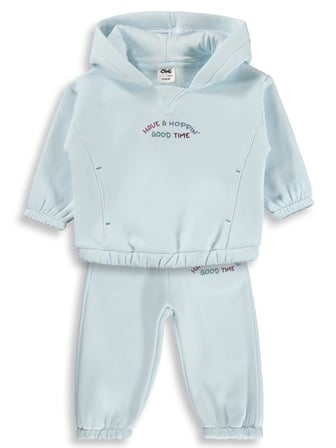 Civil Baby Good Time Tavşan Baskılı 6-18 Ay Takım - Yeşil