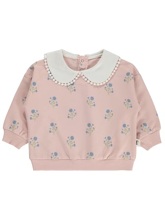 Civil Baby Bebe Yakalı 6-18 Ay Sweatshirt - Pembe