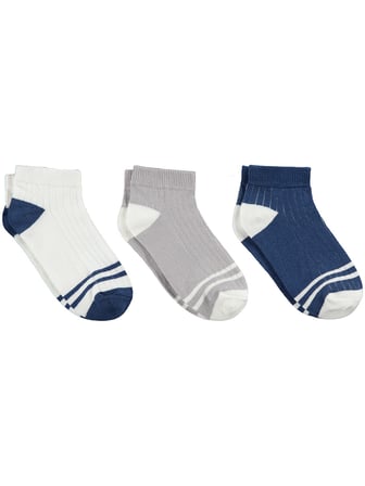 Civil Boys Soft Basic 3'lü 2-12 Yaş Erkek Çocuk Patik Çorap