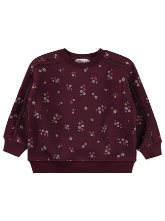 Civil Girls Çiçek Desenli 2-5 Yaş Eşofman Takımı - Lila