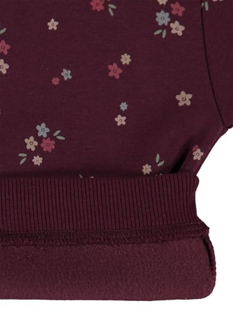 Civil Girls Çiçek Desenli 6-9 Yaş Eşofman Takımı - Lila