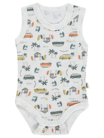 Civil Baby Safari Empirme 0-24 Ay Çıtçıtlı Badi - Ekru