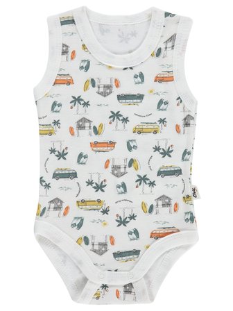Civil Baby Safari Empirme 0-24 Ay Çıtçıtlı Badi - Ekru