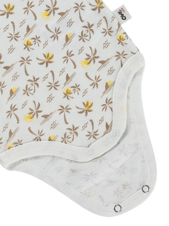 Civil Baby Palmiye Empirme 0-24 Ay Çıtçıtlı Badi - Ekru