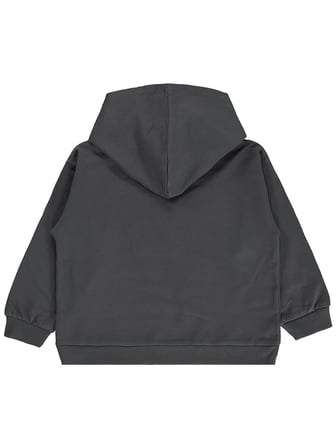 Civil Girls Kalp Baskılı 6-9 Yaş Sweatshirt - Gri