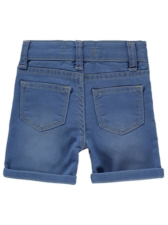 Tommiks Kids Çiçek Nakışlı 6-24 Ay Şort - Mavi
