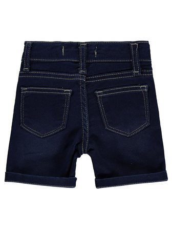 Tommiks Kids Çiçek Nakışlı 6-24 Ay Şort - Mavi