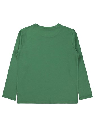 Civil Boys Basic Uzun Kol 10-13 Yaş Sweatshirt - Yeşil