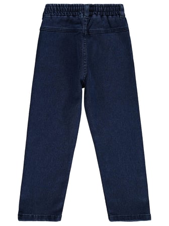 Civil Boys Beli Lastikli Jogger 10-13 Yaş Pantolon Kot - Mavi