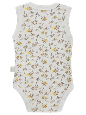 Civil Baby Palmiye Empirme 0-24 Ay Çıtçıtlı Badi - Ekru