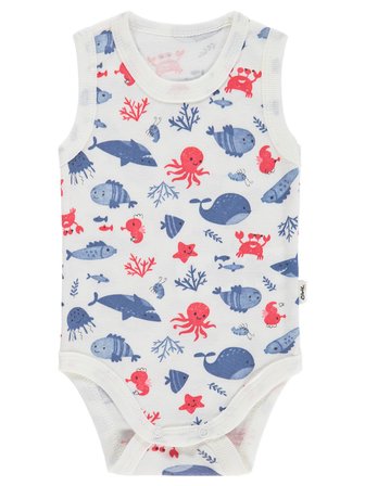 Civil Baby Balina Empirme 0-24 Ay Çıtçıtlı Badi - Ekru