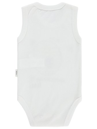 Civil Baby Arı Baskılı Annesinin Balı 0-3 Yaş Çıtçıtlı Badi - Ekru