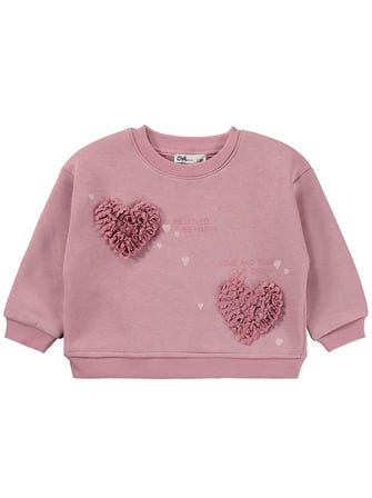 Civil Girls Kalp Nakışlı 2-5 Yaş Eşofman Takımı - Pembe