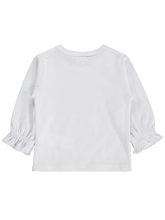 Civil Baby Kalp Baskılı 6-18 Ay Sweatshirt - Beyaz