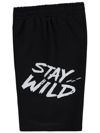 Civil Boys Stay Wild Baskılı 10-13 Yaş Kapri - Siyah