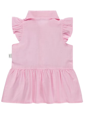 Civil Baby Bebe Yakalı Düz 6-18 Ay Elbise - Pembe
