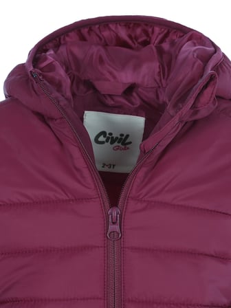 Civil Girls Basic 2-5 Yaş Mont - Bordo