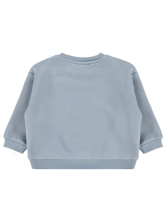 Civil Girls Tavşan Nakışlı 2-5 Yaş Sweatshirt - Mavi