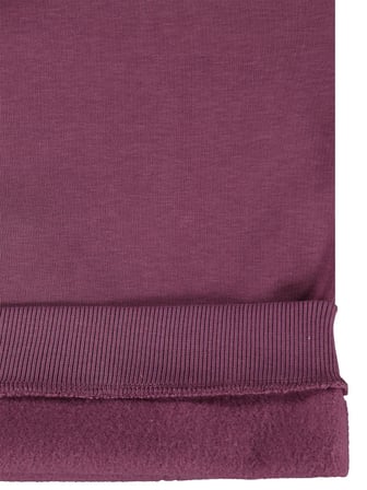 Civil Kız Çocuk Kanguru Cepli Fırfırlı Sweatshirt | 3 İp Uzun Kol | Okul Kreş ve Günlük Kullanım - Lila