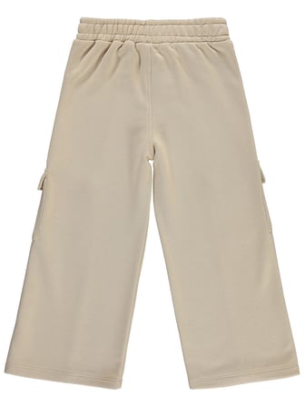 Civil Girls Kargo Cepli 10-13 Yaş Eşofman Altı - Bej
