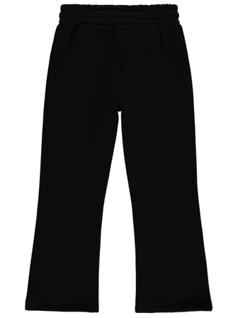 Civil Girls Kalp Nakışlı 10-13 Yaş Eşofman Altı - Siyah