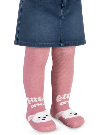 3133 Civil Baby Little One  6- Bebek Kız Külotlu Çorap - Pembe
