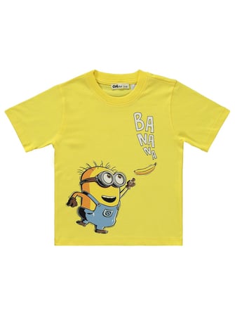 Minions 2-9 Yaş Şortlu Takım - Sarı
