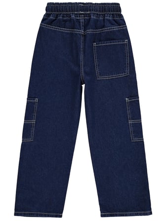 Civil Boys Kontras Dikişli 6-9 Yaş Pantolon - Mavi